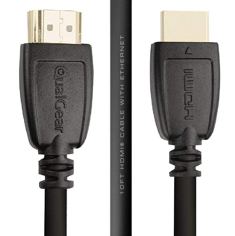 QualGear High Speed HDMI 2.0 Cable with Ethernet (3 Feet - 12 Pack) - 100% OFC Copper, 24K Gold Plated Contacts, Triple-Shielded. Supports 4K Ultra HD, 3D, 18 Gbps, ARC (QG-CBL-HD20-3FT-12PK) - Image 2